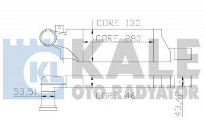 KALE OTO RADYATOR 346200 -  Интеркулер
